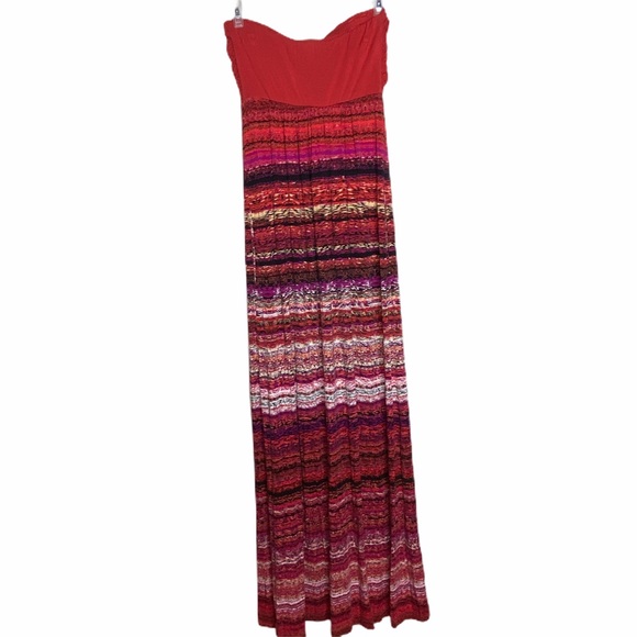Soma Braided Bandeau Maxi Dress Sumptuous Stripe - Picture 5 of 7